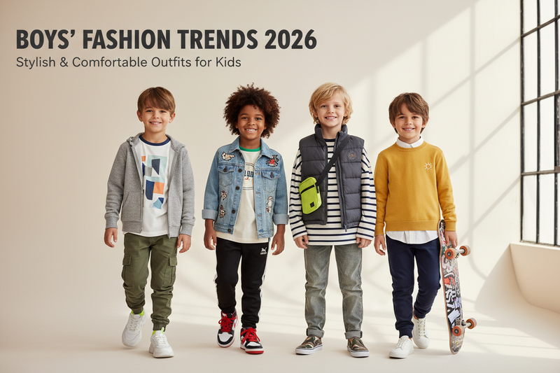 Boys' Fashion Trends 2026: Stylish & Comfortable Outfits for Kids