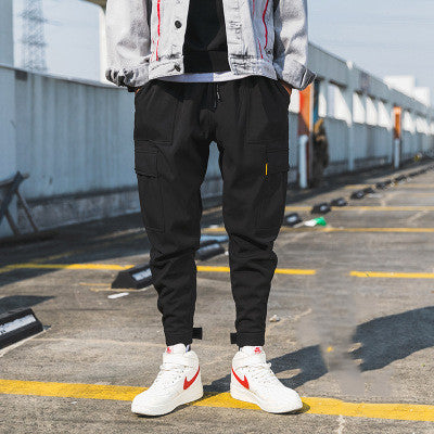 Men's Thickened Fleece Casual Slim Pants