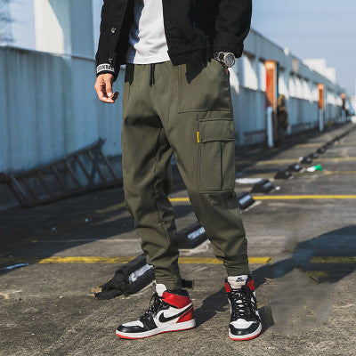 Men's Thickened Fleece Casual Slim Pants