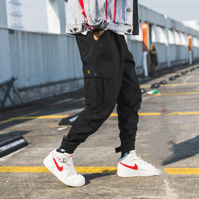 Men's Thickened Fleece Casual Slim Pants