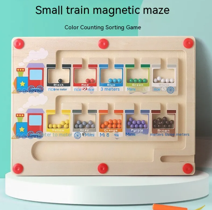 Digital Maze Wooden Puzzle