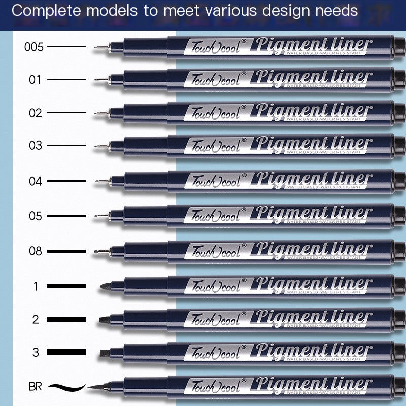 Waterproof Drawing Pens for Students - Soft Tip Set