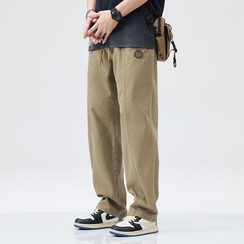 Men's Thickened Fleece-Lined Cotton Casual Pants