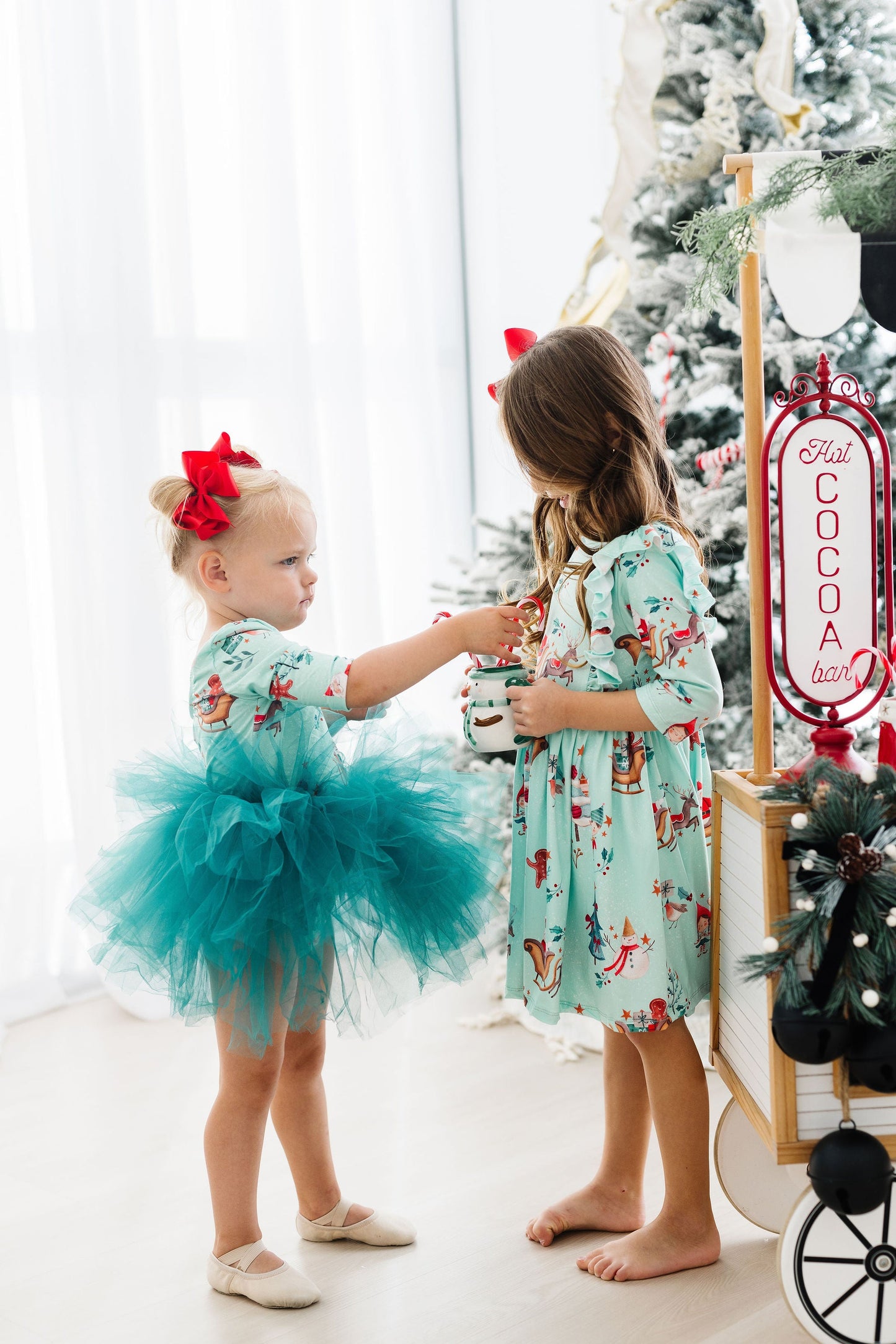 Believe in Your Elf 3/4 Tutu Leotard