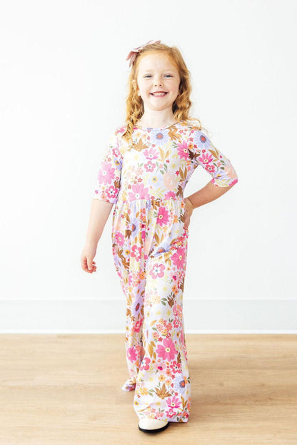 Fall Botanicals Wide Leg Jumpsuit