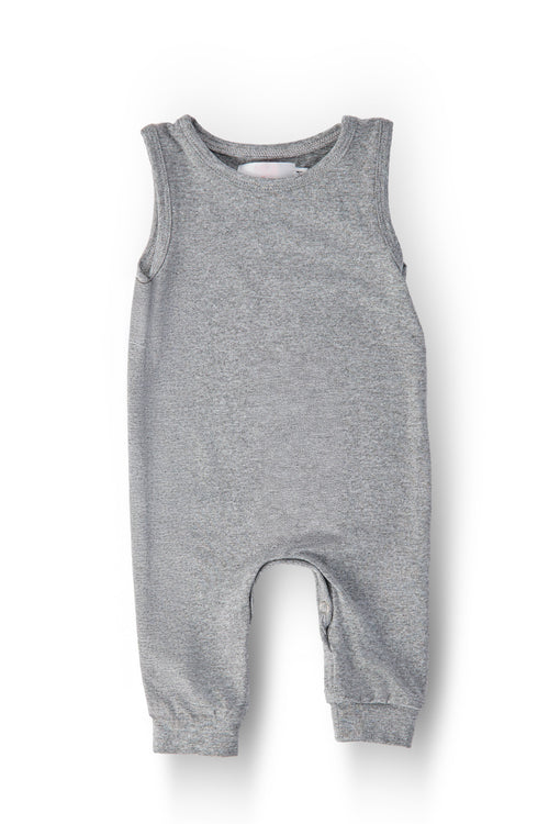 Heather Gray Tank One-Piece Jogger