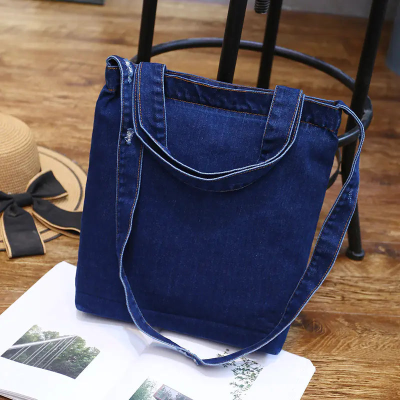 Shoulder Bag, Tote, Denim