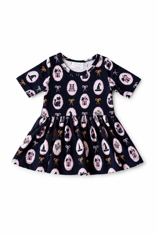 Hocus Pocus 3/4 Sleeve Twirl Bodysuit