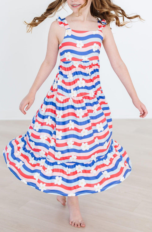 SALE July Vibes Ruffle Maxi Dress