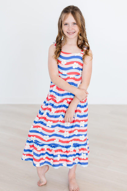 SALE July Vibes Ruffle Maxi Dress