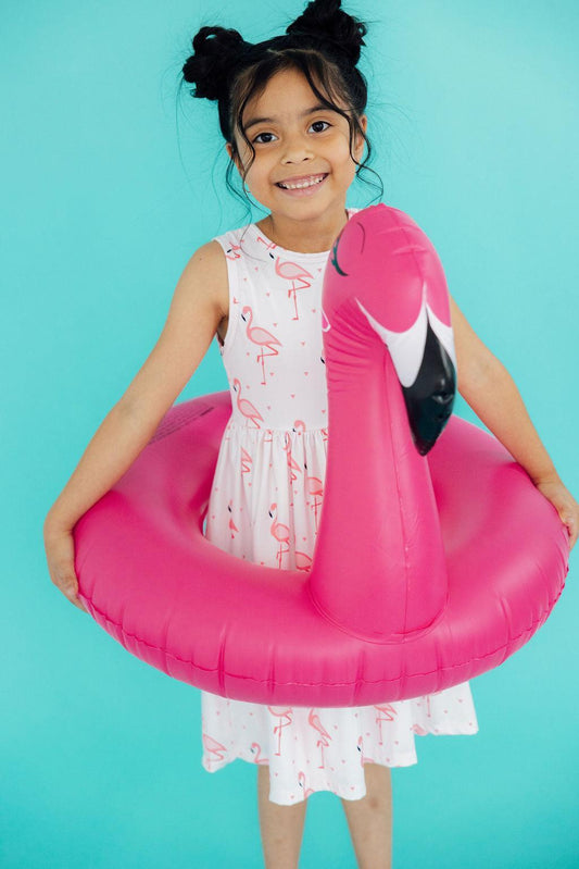 Pink Paradise Tank Twirl Dress