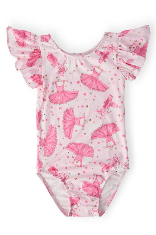 Pirouette S/S Flutter Sleeve Leotard