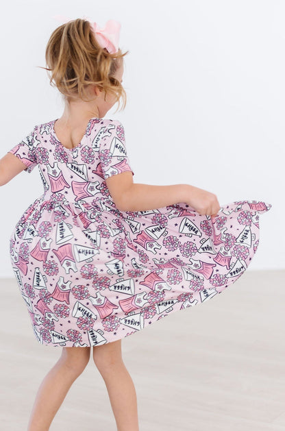 SALE Cheer S/S Pocket Twirl Dress