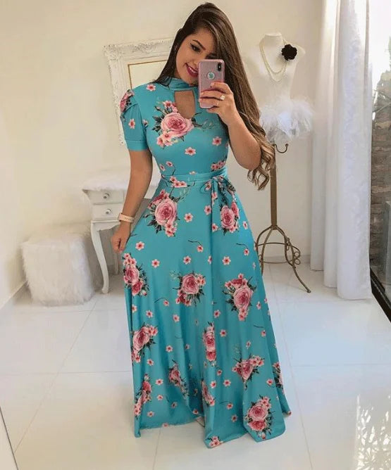 Elegant Swing Maxi Dress