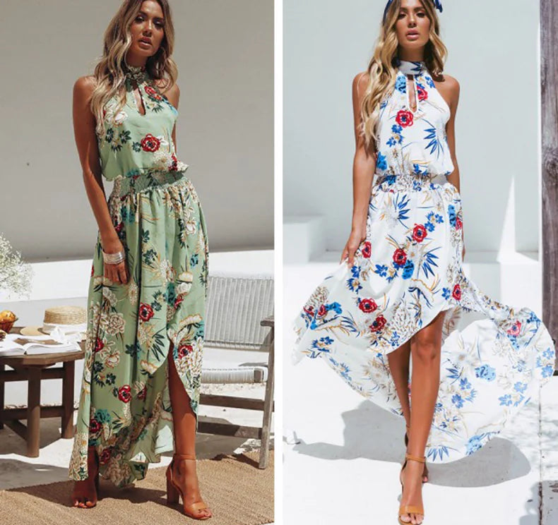 Boho Beach Elegance Maxi Dress