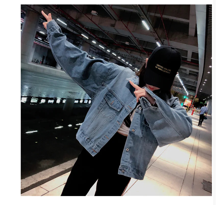 Fringed Beaded Denim Jacket