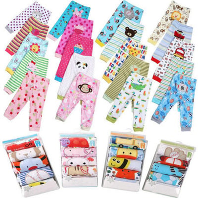 5-Pack Cartoon Print Leggings for Kids
