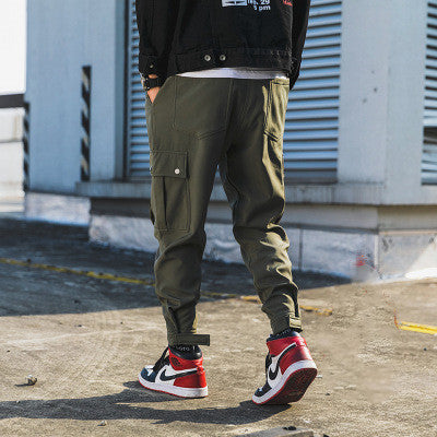 Men's Thickened Fleece Casual Slim Pants