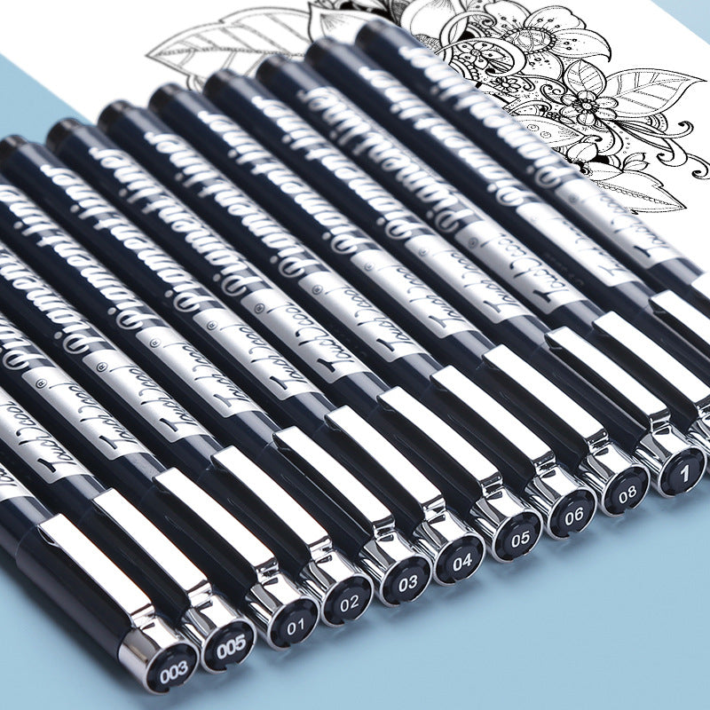 Waterproof Drawing Pens for Students - Soft Tip Set