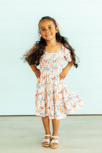 SALE Meadow Magic Smocked Ruffle Dress