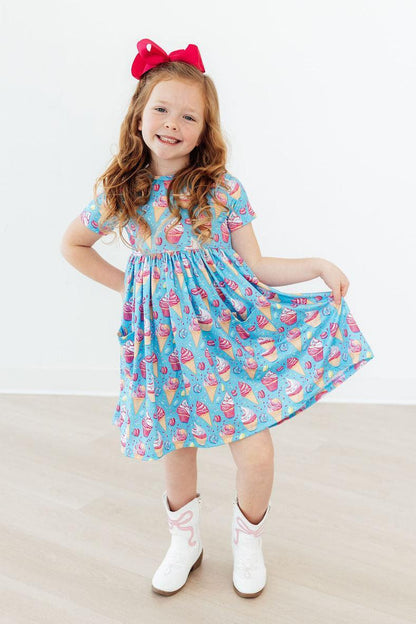 Delightful Desserts S/S Pocket Twirl Dress