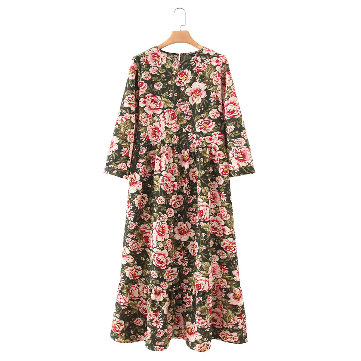 New Polka Dot Print Maxi Dress